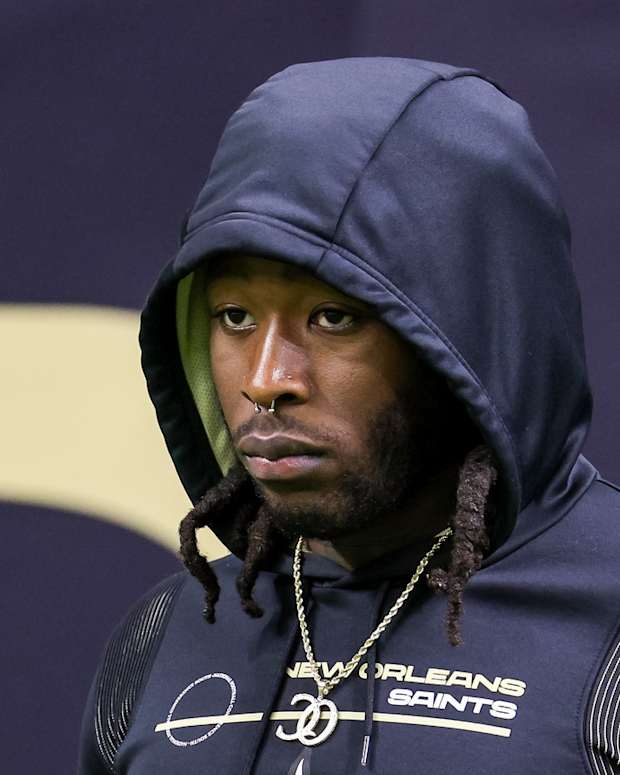 New Orleans Saints running back Alvin Kamara (41)